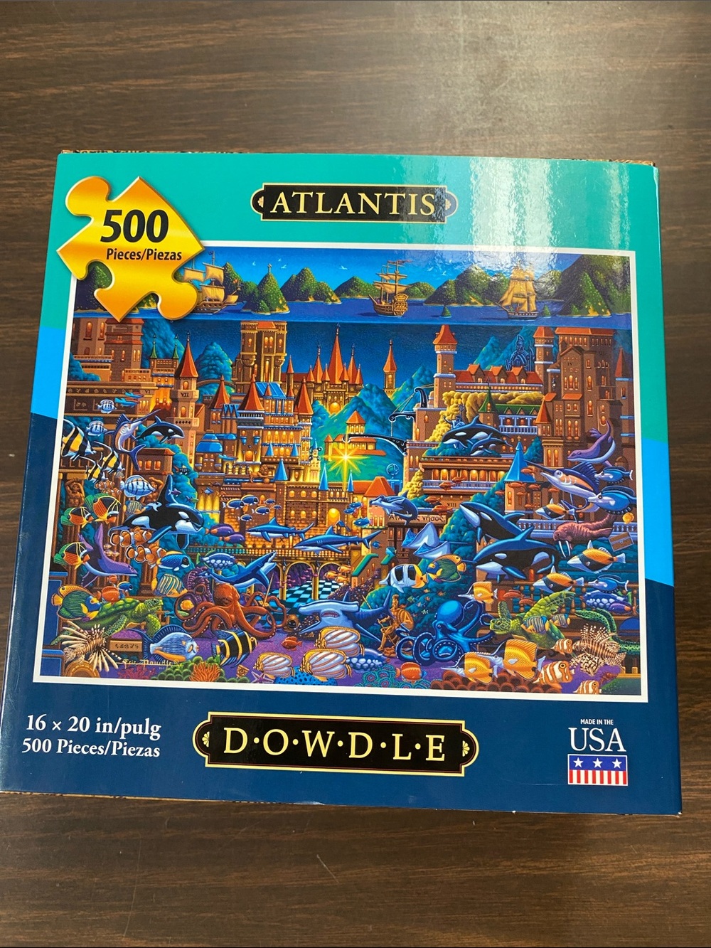 Dowdle Atlantis 500 Piece Whimsical Jigsaw Puzzle NEW